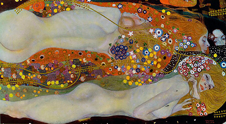 «Водяные змеи II», Густав Климт